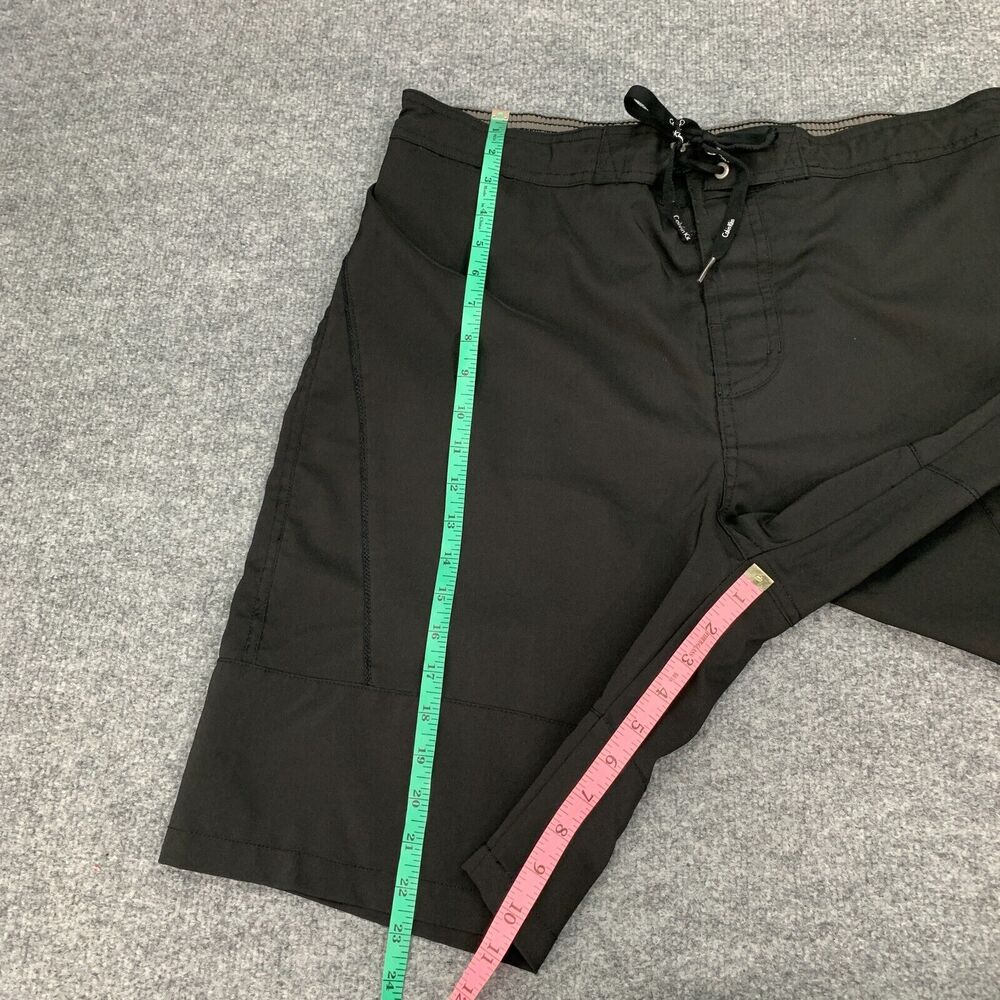 Calvin Klein Boardshorts Mens XL Extra Large Black Drawstring Lined Swim Trunks - Picture 6 of 13